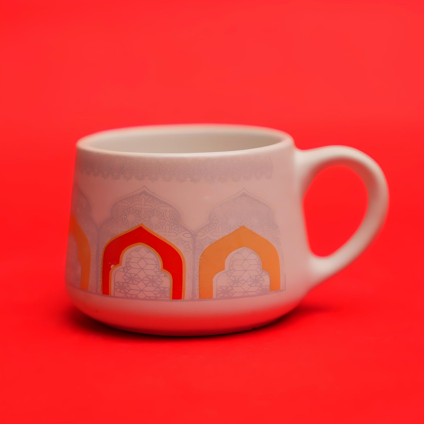 Jaipur Arches Ceramic Tea Cup Set – 6 Pieces