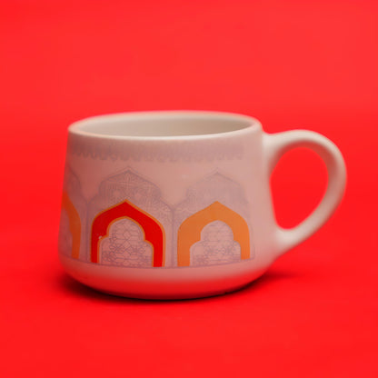 Jaipur Arches Ceramic Tea Cup Set – 6 Pieces